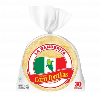 La Banderita Yellow Corn Tortilla 30 Count