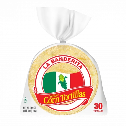 La Banderita Yellow Corn Tortilla 30 Count