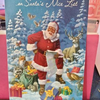 For Someone on Santa's Nice List greeting card