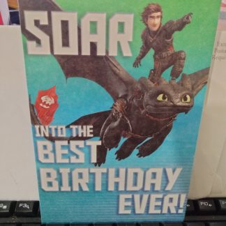 Soar birthday greeting card