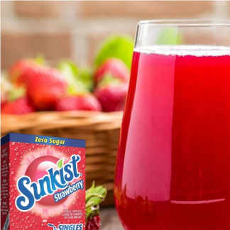 Sunkist Strawberry Zero Sugar 16.9oz