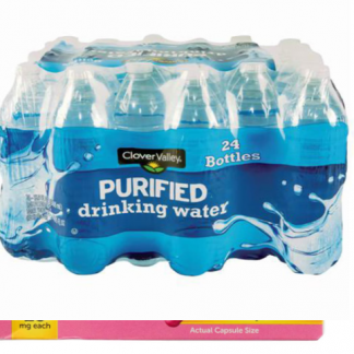 CV 24 pack drinking water bottles