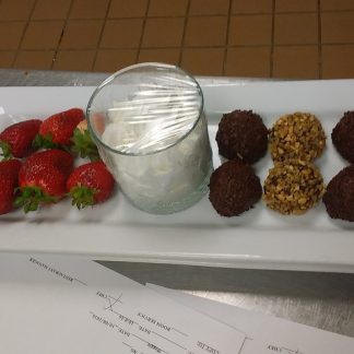 Strawberry desert tray #1