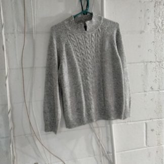 karen scott cardigan Split neck XL