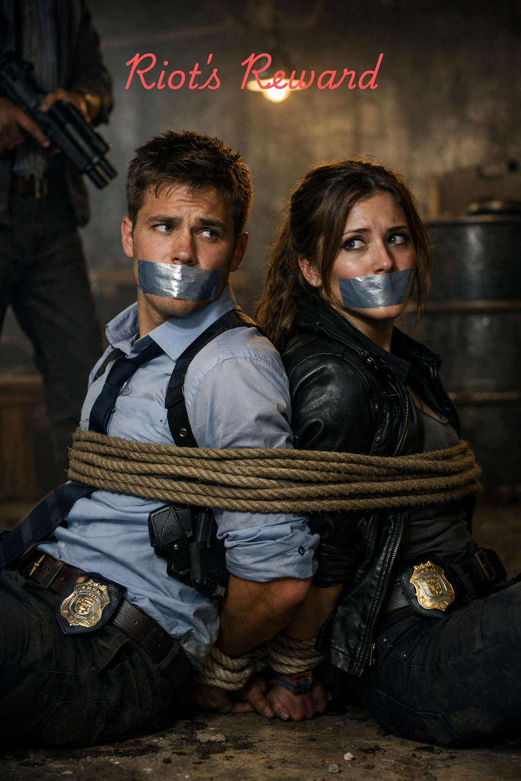 Straight Male and Female cops got turned out