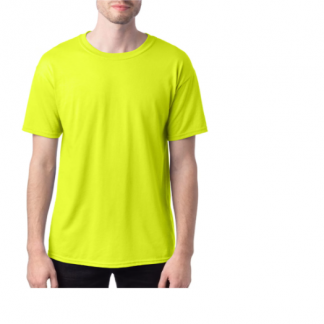Hanes Sport Cool DRI Men's Performance T-Shirt - Safety Green, XLarge