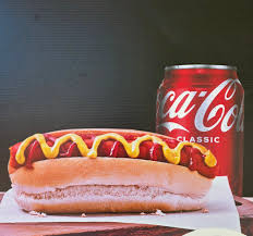 Hotdog and can of coke Combo