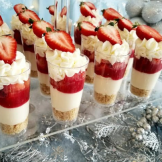 Strawberry Cheesecake Shooters