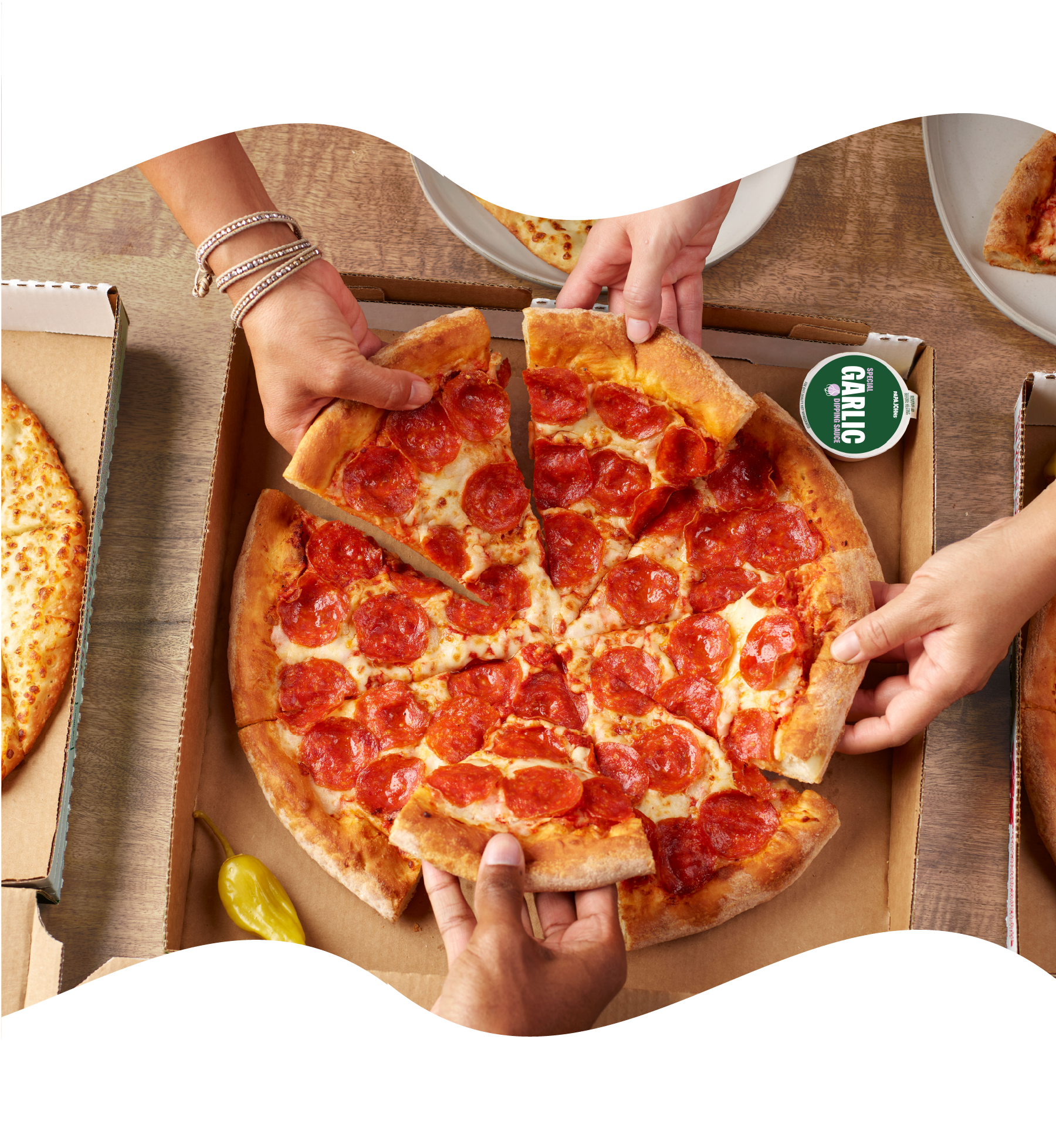 Papa Johns Large Cheese and Pepperoni for delivery